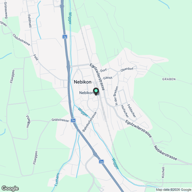 Exklusive 3.5-Zimmer Attikawohnung in Nebikon - Karte