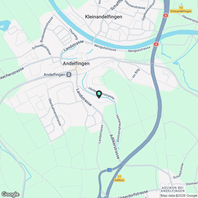 Topmoderne 3½-Zimmer Attikawohnung in Andelfingen - Karte