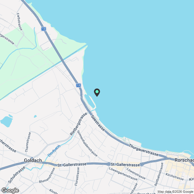 Helle 4.5-Zi.-Altbauwohnung in Goldach  Seenähe - Karte