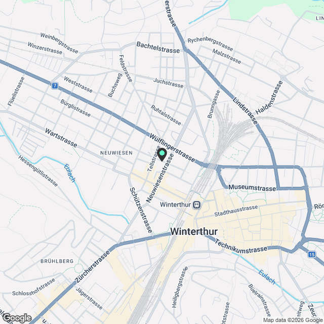 Zentrale 1-Zimmer-Wohnung - temporäres Zuhause Mai-Juni 2026 - Karte
