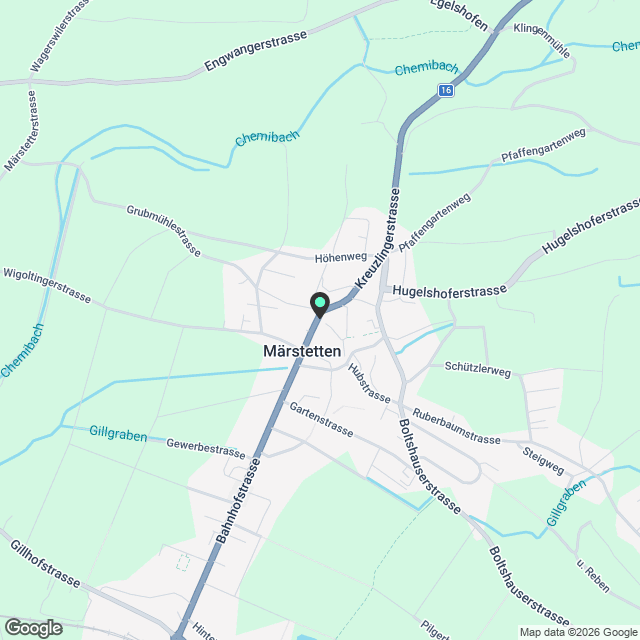 Zentral gelegene, Neubauwohnung  in Märstetten - Karte