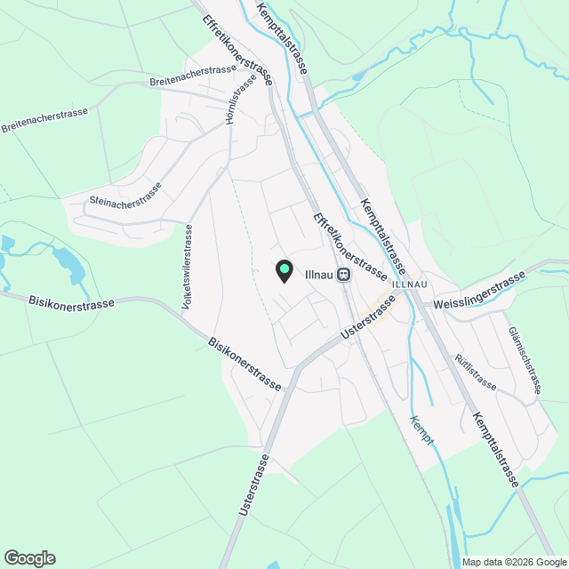 Moderne 4.5-Zimmer-Wohnung in ruhiger Lage Illnau - Karte