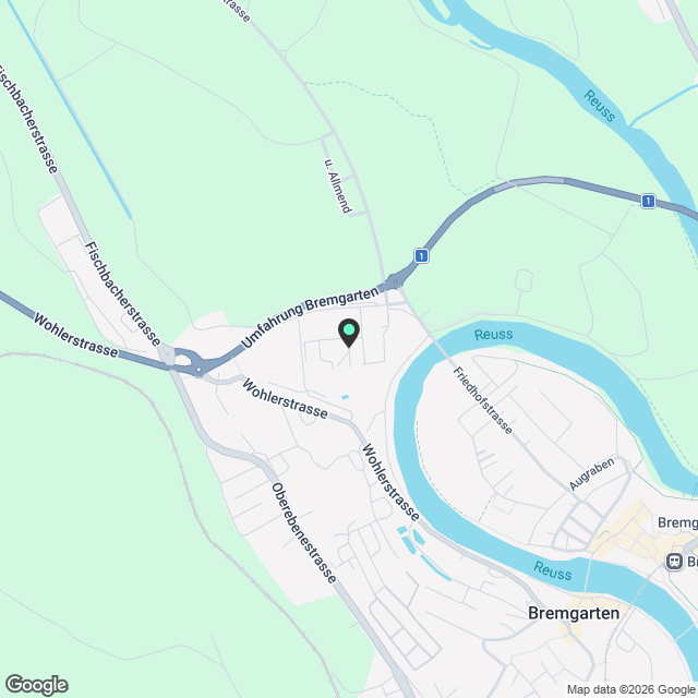 Wohnen UND Arbeiten der EXTRAKLASSE in Bremgarten - nur 30min von Zug entfernt - Karte