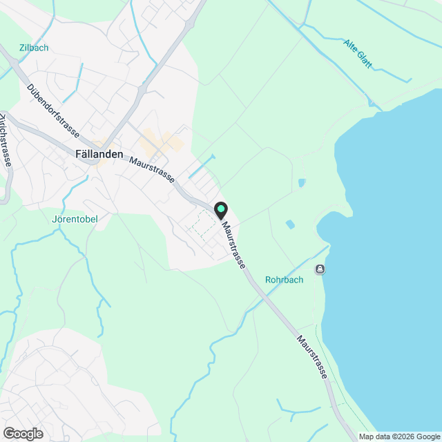 Maissonette Luxus 4 Zimmer Wohnung mit Seesicht in Fällanden zu vermieten- Direkt am Greifensee - Karte