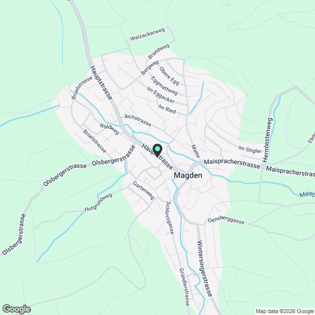 2.5 Zimmer Wohnung im Herzen von Magden - Karte