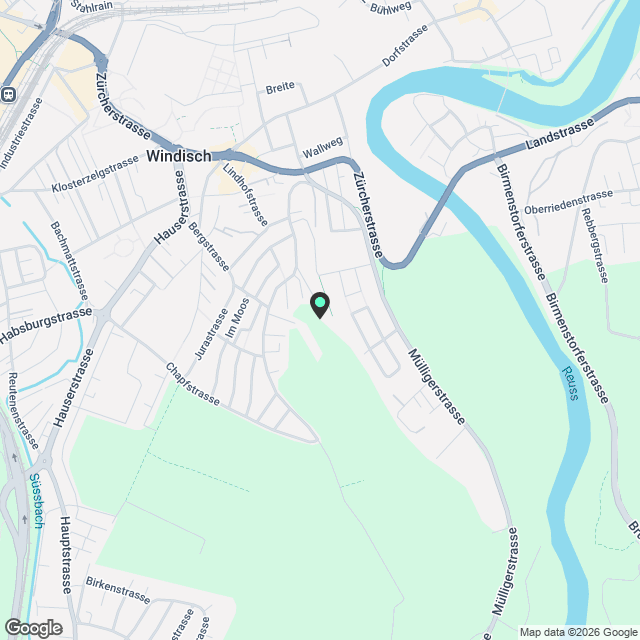 5.5 Zimmer Haus mit Charakter in Habsburg - Karte