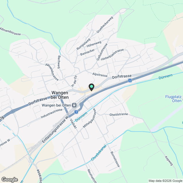 2.5 Zimmer - Dachwohnung zu vermieten - Karte