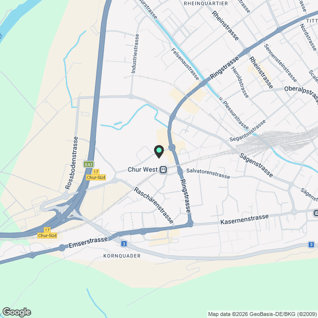 Moderne grosszügige 3.5-Zimmerwohnung - Karte
