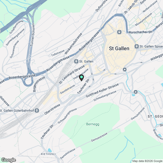 3.5 Zimmerwohnung mitten in der Stadt - Karte