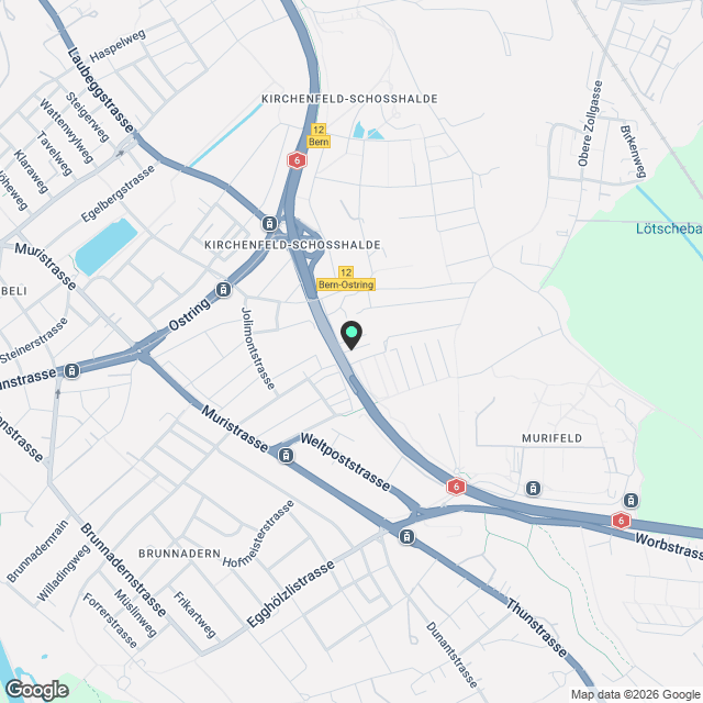 Schöne 3.5-Z-Wohnung mit Tiefgarage und grossem Balkon - Karte