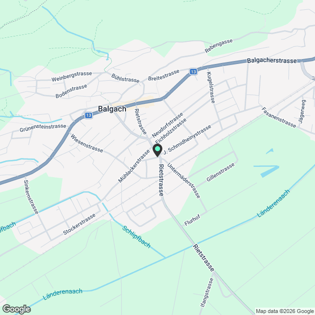 Neue helle 2.5 Wohnung - Karte