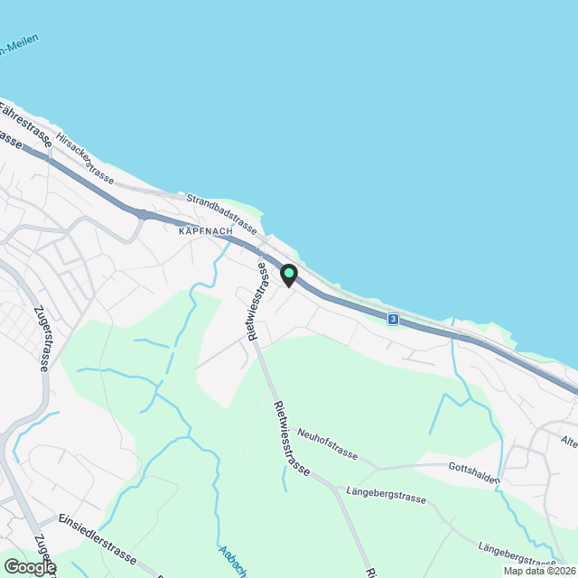 Temporär: Charmante 3.5-Zimmer-Wohnung mit Gartensitzplatz in Horgen - Karte