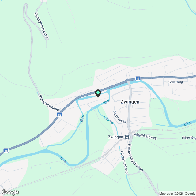 Erstvermietung beim Schloss Zwingen - Für Paare, WG oder allein - Karte