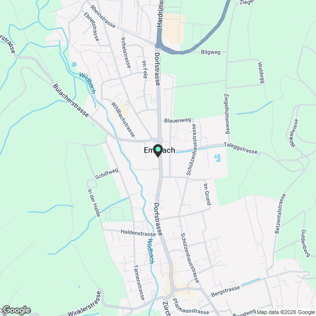 Erstvermietung nach Sanierung  3.5-Zimmer Dachwohnung in Embrach - Karte