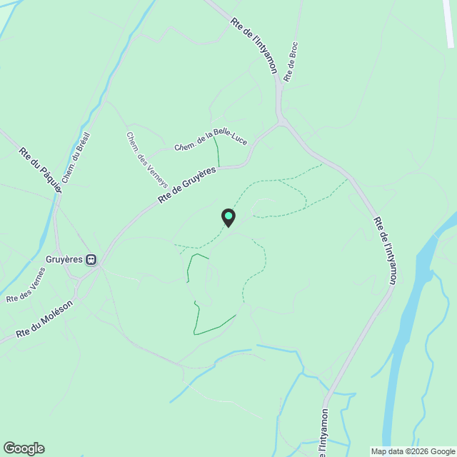 Appartement à Gruyères - Karte
