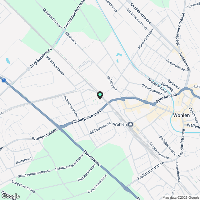 Moderne 4.5-Zimmer-Neubau-Wohnung in Wohlen AG - Karte