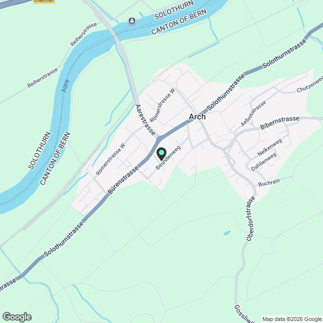 Erstvermietung: 4.5-Zimmerwohnung 120m2 EG und OG (ab 01.05.2026) - Karte