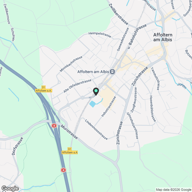 4.5 Zimmerwohnung in Affoltern am Albis - Karte