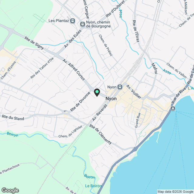 Magnifique appartement 4.5 pièces avec vue sur le lac à Nyon - Karte