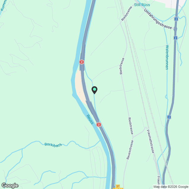 Charmantes kleines 5-Zimmer-Einfamilienhaus mit schöner Aussicht in Erstfeld - Karte