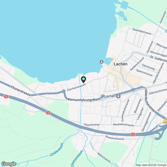 Moderne 4.5-Zimmer-Neubauwohnung in Lachen SZ - Karte