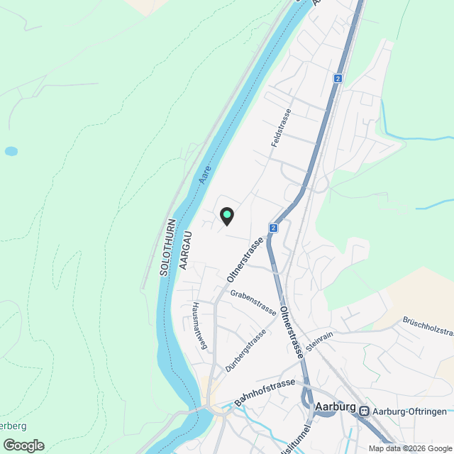 4.5 Zimmer-Wohnung in Aarburg - Karte