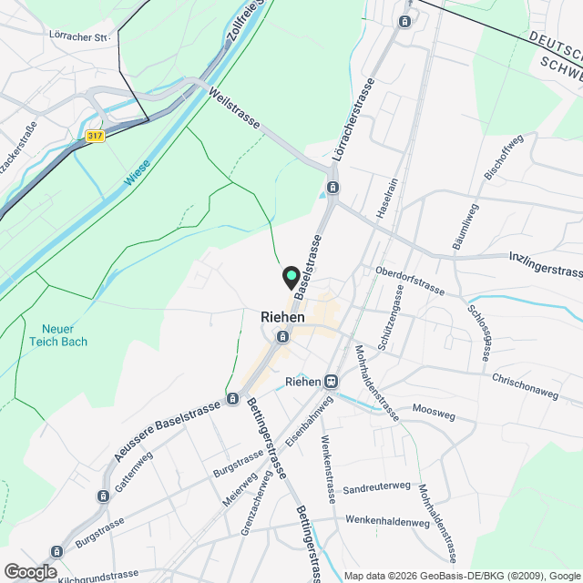 Renovierte Maisonettewohnung an ruhiger Wohnlage inmitten wunderbarer grüner Umgebung - Karte