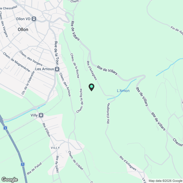 Appartement studio meublé à louer - Karte