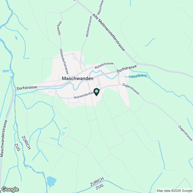 Grosszügige 4.5 Zimmer-Gartenwohnung mit 390m2 idyllischem Garten - Karte