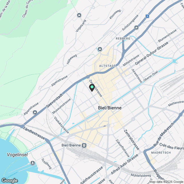 Im Zentrum, 3.5 Zimmer-Altbauwohnung im 2.OG - Karte