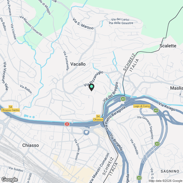 Rif. 2679 Vacallo grazioso 2.5 loc in nuova costruzione - Karte