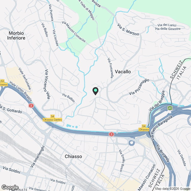 Vacallo: 3.5 locali nuova costruzione - prima locazione - Karte