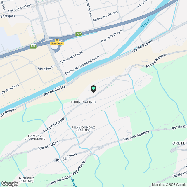 Magnifique appartement de 4,5 pièces à Turin (Salins) - Karte