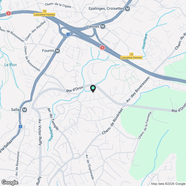 DERNIER LOT DISPONIBLE - Duplex de 4.5 pièces, neuf et lumineux - Lausanne - Karte