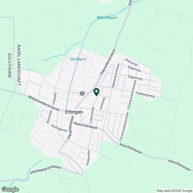 Moderne 2.5-Zimmer-Attikawohnung (Neubau)  in ruhiger Lage von Ettingen - Karte