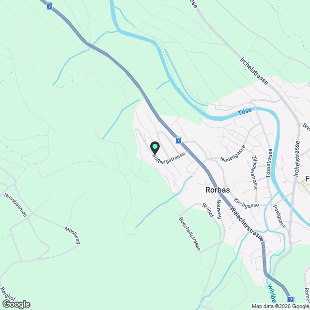 Moderne 3.5-Zimmer-Maisonette mit Balkon, Freienstein-Teufen - Karte