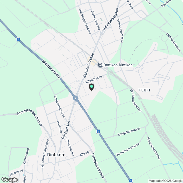 Moderne 4.5-Zimmer-Neubau-Wohnung in Dottikon - Karte