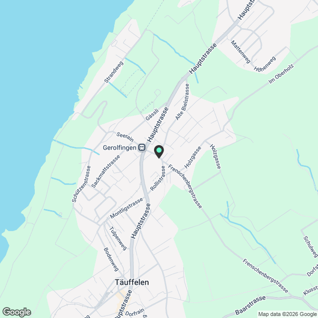 Exklusive 1.5-Attikawohnung mit Seesicht - Karte