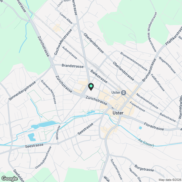 Moderne 2.5-Zimmer-Wohnung mit Aussicht in Uster - Karte