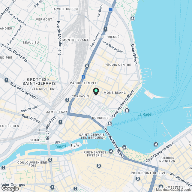 Collection privée de résidences d'exception au bord du Lac Léman - Karte