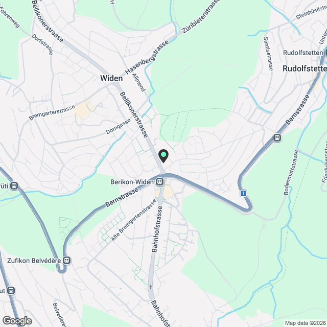 2.5 Zimmer Wohnung in Rudolfstetten - Karte