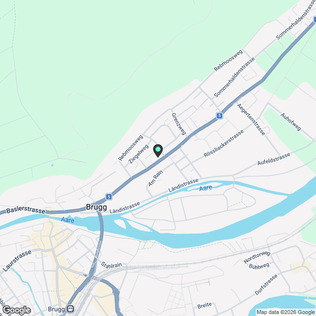 Neubau: moderne 2 1/2 Zimmerwohnung zu vermieten - Karte