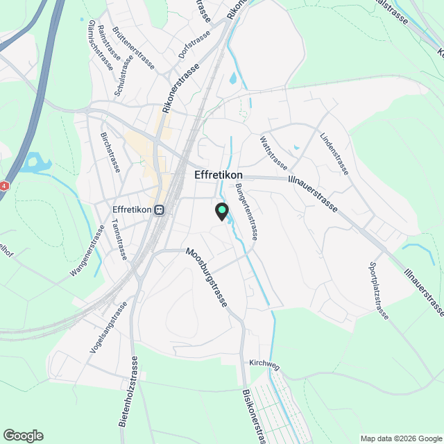 Erstbezug Neubau 2.5 Zi – 5 Min zum Bhf Effretikon – Balkon & Top-Anbindung Zürich - Karte