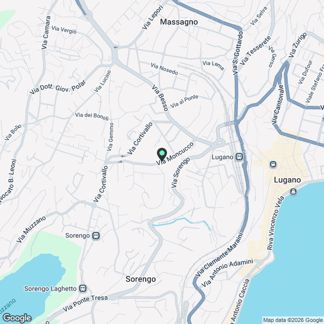 via Moncucco 19, Lugano - 3 locali - Karte