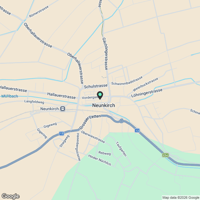 2.5-Zimmer-Neubau-Wohnung in ruhiger Lage von Neunkirch - Karte