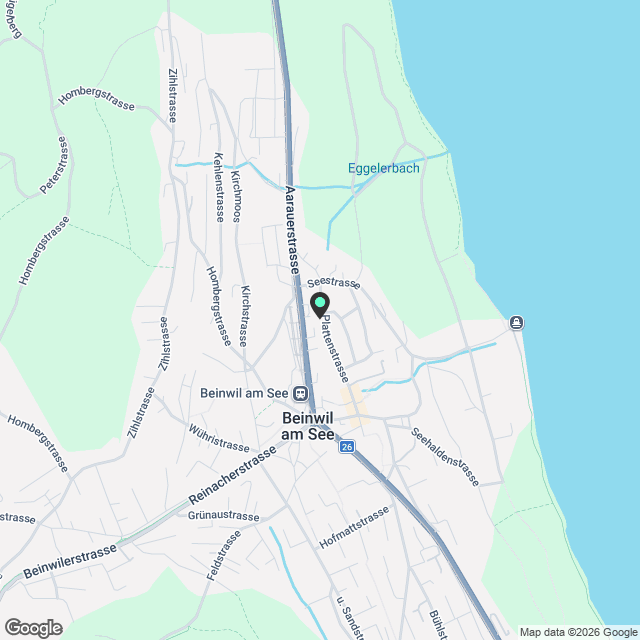 Helle 3.5-Zimmer-Dachgeschosswohnung (94 m²) - Karte