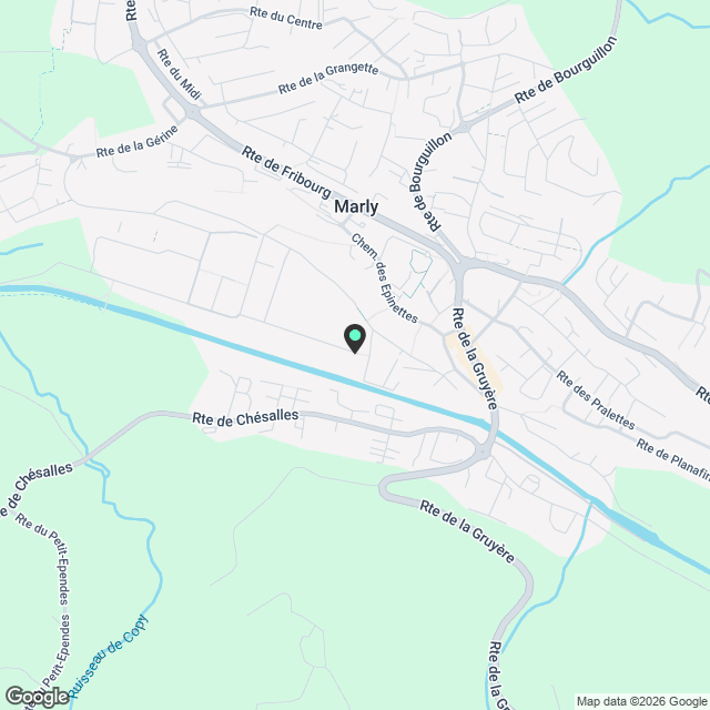 Berges 3 - Appartement 2.5 pièces au 1er étage - Karte