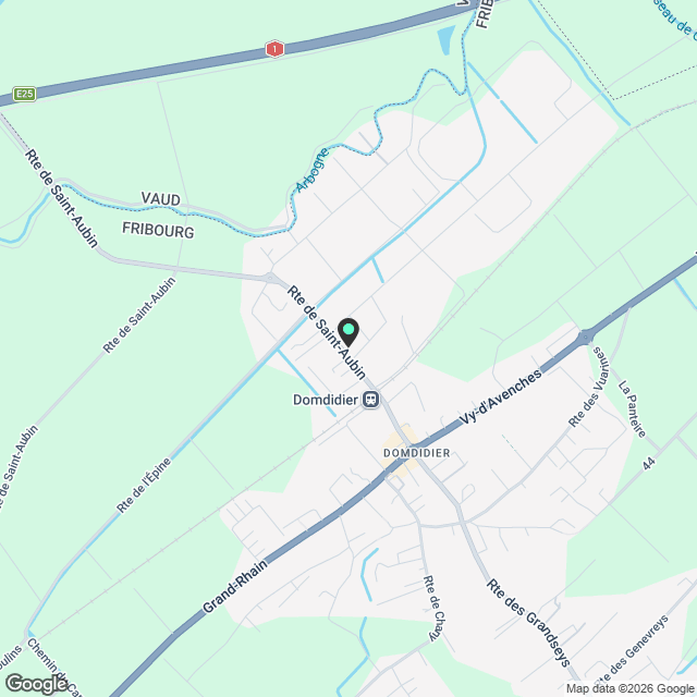 Domdidier 2,5 pcs avec balcon ! - Karte