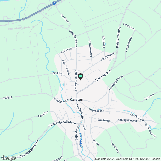 4.5 Zimmerwohnung in Kaisten - Karte