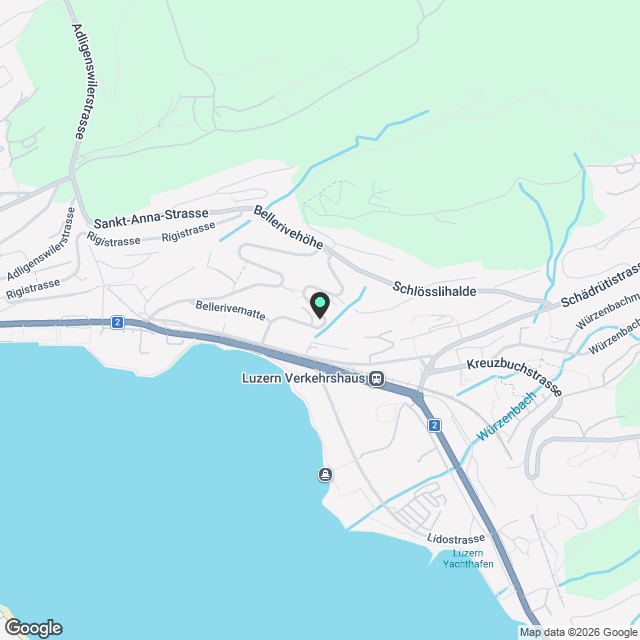 2.5-Zimmer-Attikawohnungen in Luzern – Erstbezug - Karte